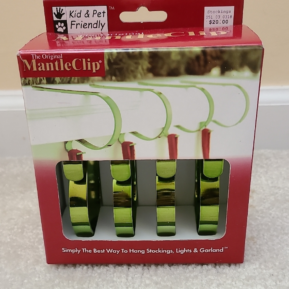 Original Green Stocking Holders